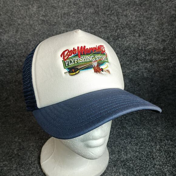 Bob Marriotts Fly Fishing Store Hat Cap Simms Snapback Trucker - Picture 6 of 9